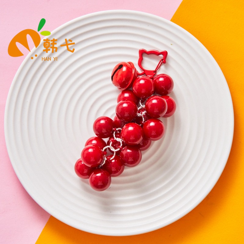 Set 5 Chuỗi Hạt Tròn 16Mm Tự Xâu Vòng Trang Trí Điện Thoại