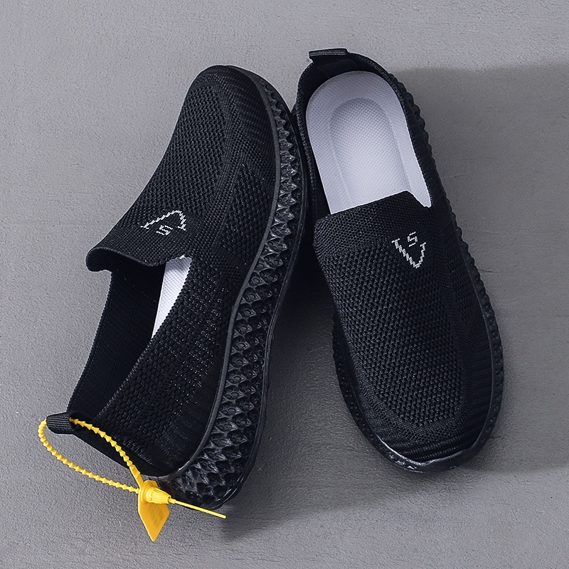 Hàng Có Sẵn Giày Lười Đế Bằng Thoáng Khí Thoải Mái Mùa Hè Có size Lớn Cho Nữ