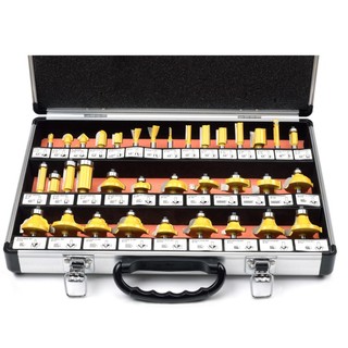 Bộ 35 mũi phay gỗ cao cấp cốt 6.35mm