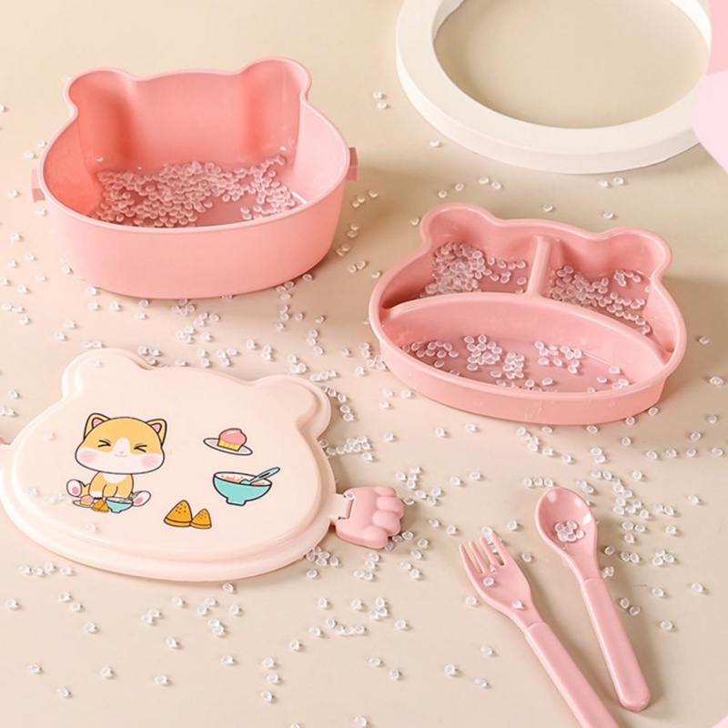 Hộp cơm Hai Tầng Có Thể Hâm Nóng Họa Tiết Trái Cây Hoạt Hình Dễ Thương Cho Học Sinh Tiểu Học