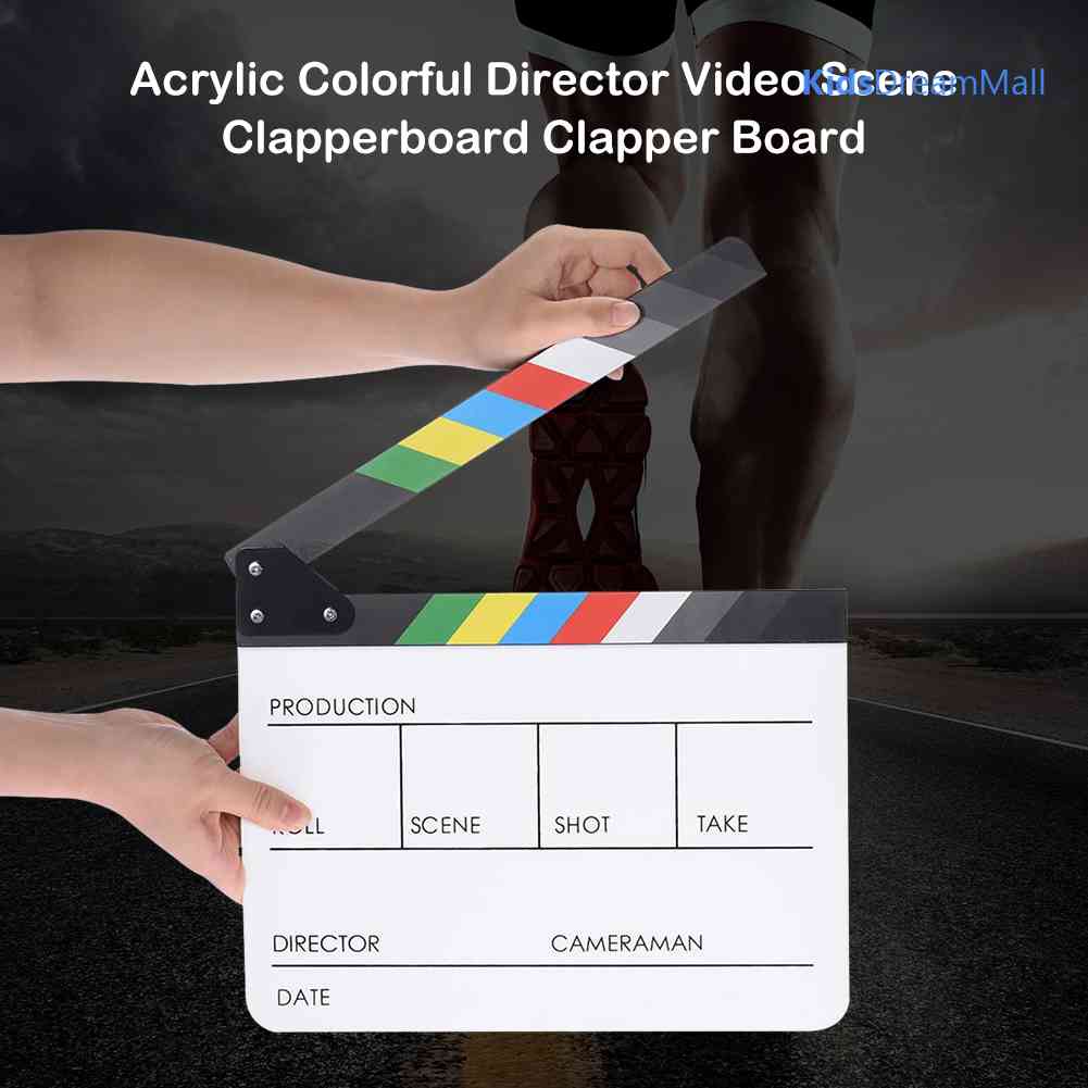 Clapper Board Nhiều Màu Sắc Làm Đạo Cụ Quay Video