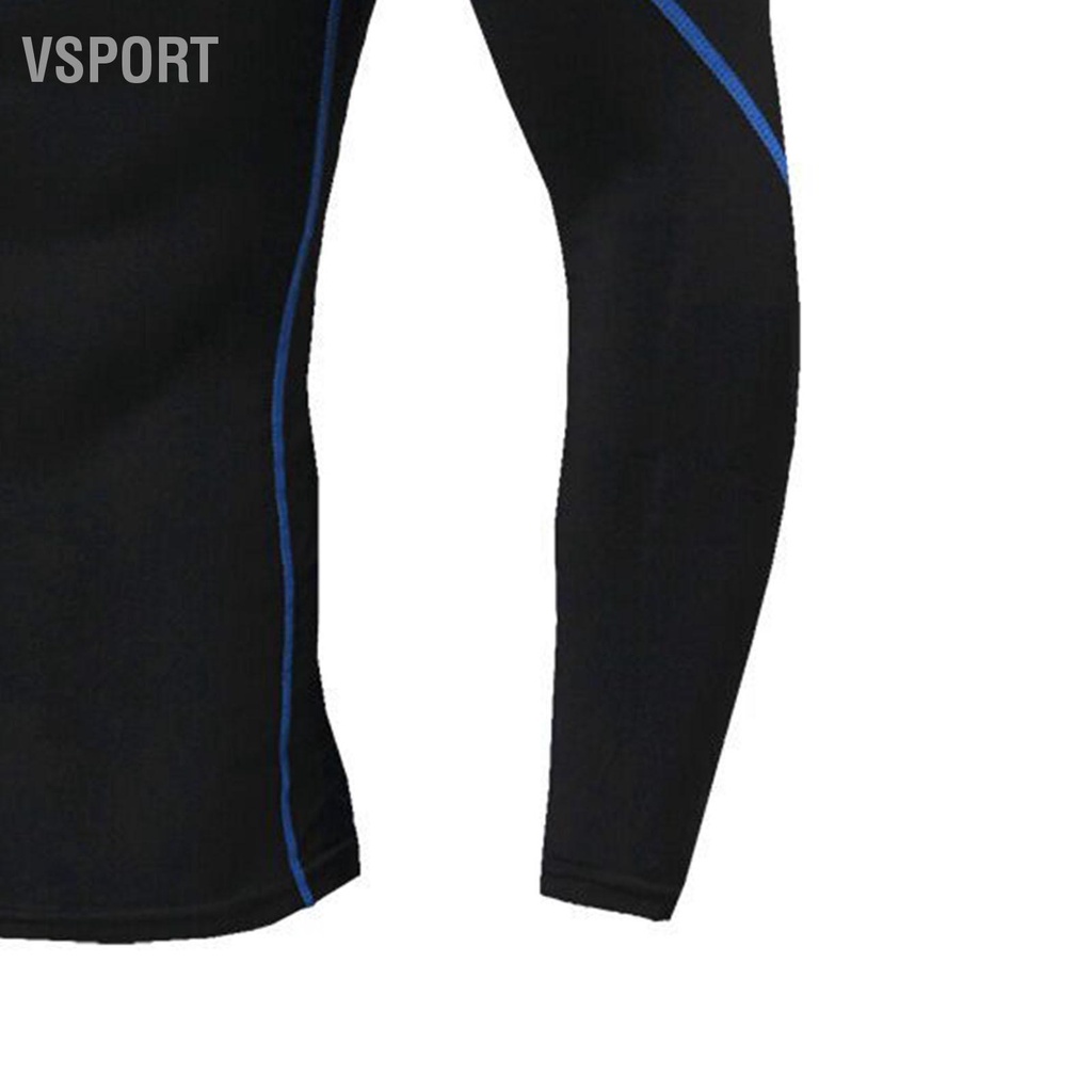 Men's High Elastic Compression Shirts Long Sleeves Sports Top for Athletic Workout Shirt