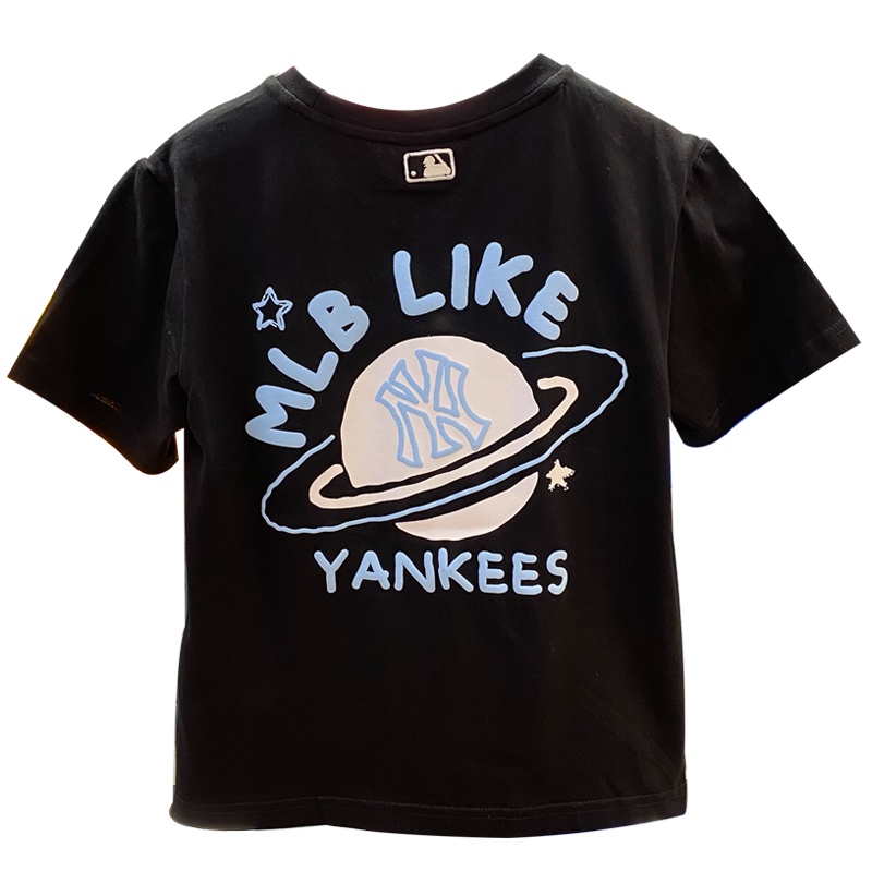 Mlb Áo Thun Tay Ngắn In Hình Hành Tinh NY 23 Thời Trang Mùa Hè Cho Gia Đình