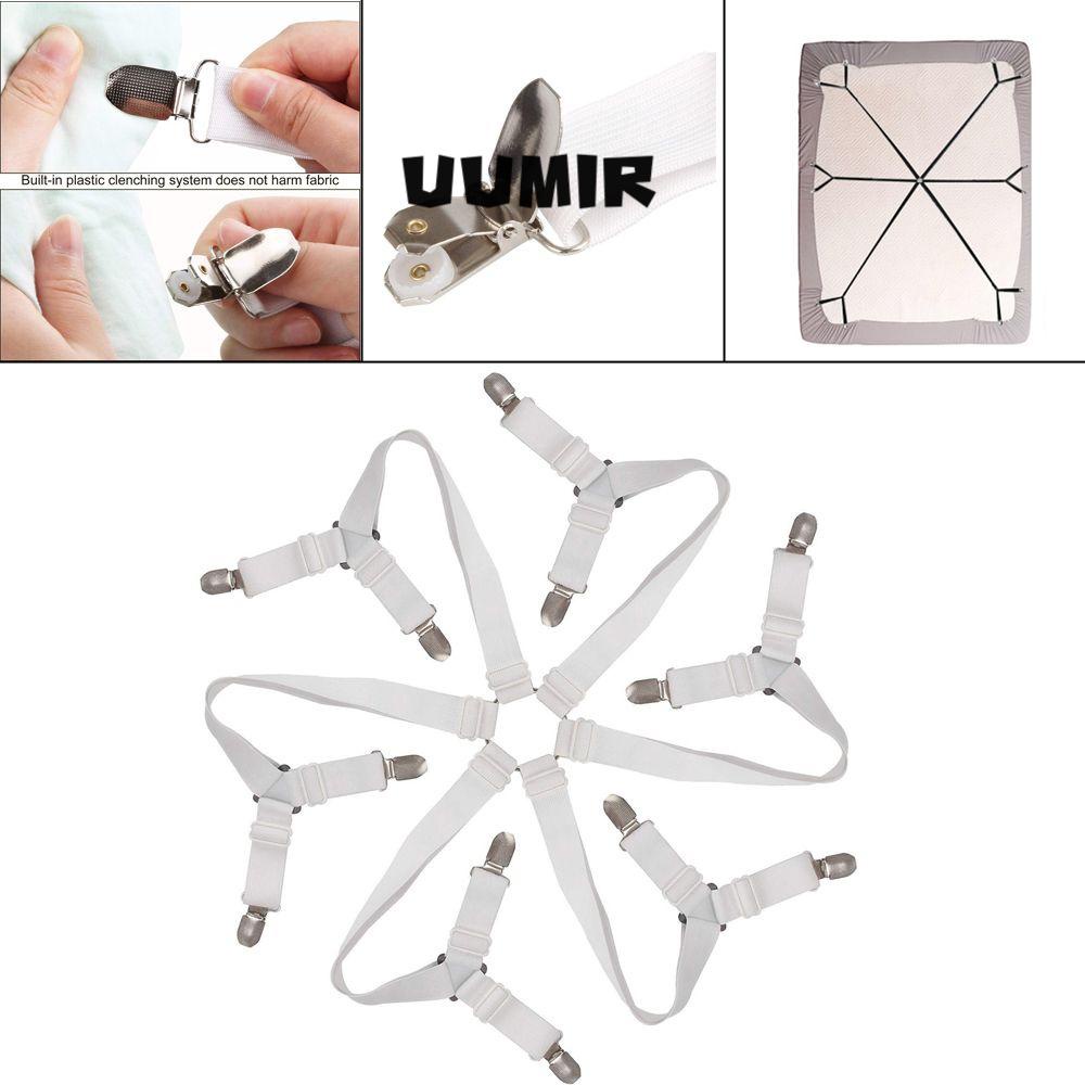 UUMIR Kẹp 6 mặt hỗ trợ cố định ga giường không trượt tiện lợi