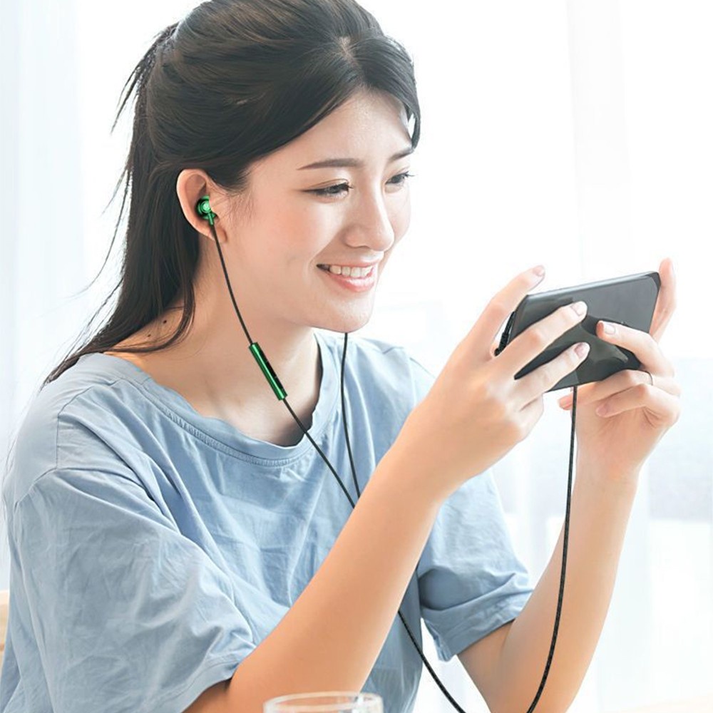 Tai Nghe Nhét Tai Jack 3.5mm / Type-C 90 Độ Có Micro Chuyên Dụng Cho Điện Thoại
