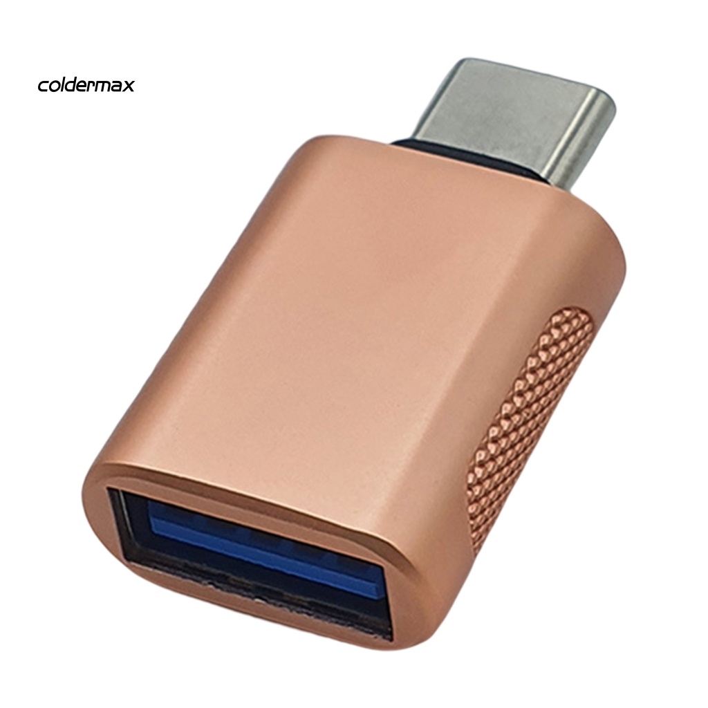 Bộ Chuyển Đổi USB Type-C Sang USB 3.0 Bằng Hợp Kim Kẽm Dày Dặn Tiện Dụng Cho Gia Đình Ốp