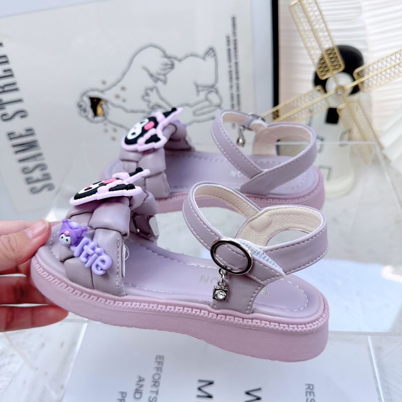 Hàng Có Sẵn! Xăng đan Đế Dày Mềm Mại Chống Trượt Thoải Mái Dành Cho Bé Gái