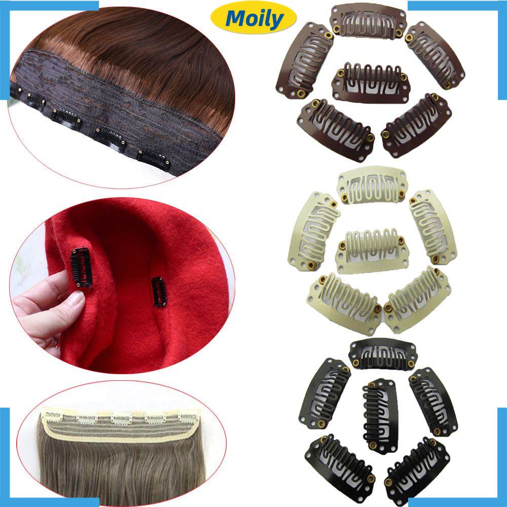 (Hàng Mới Về) Kẹp Tóc Giả Hình Chữ U Bằng Kim Loại Dành Cho Nữ