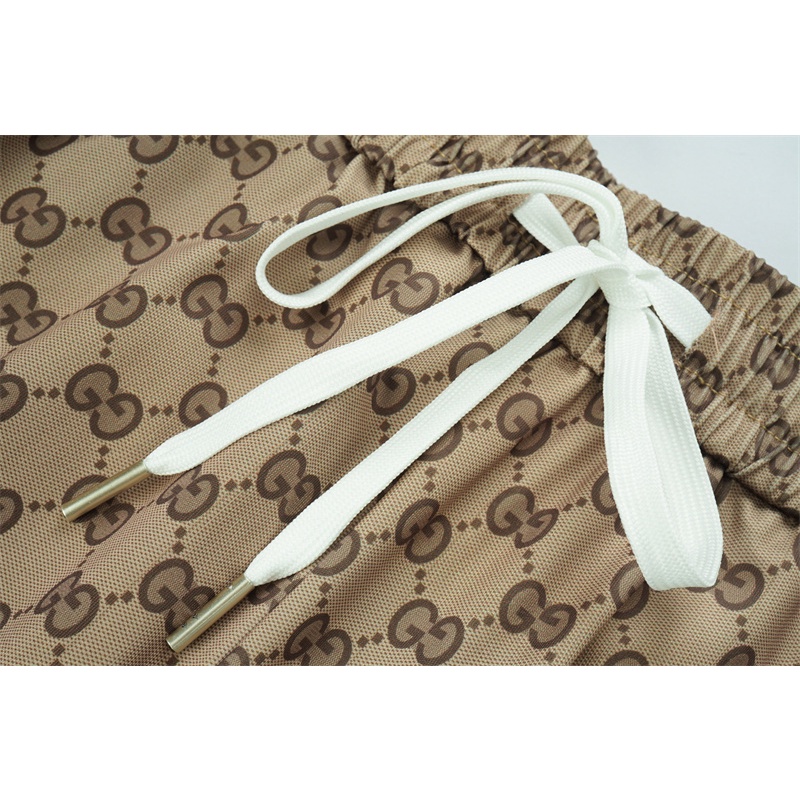 Quần Short Lưng Thun In Chữ G Đôi Cỡ Nhỏ Thời Trang Unisex Cá Tính