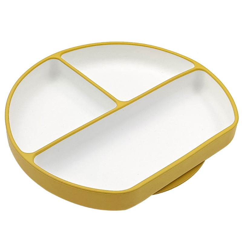 Đĩa Ăn Chia Ngăn Bằng Silicone An Toàn Dành Cho Trẻ