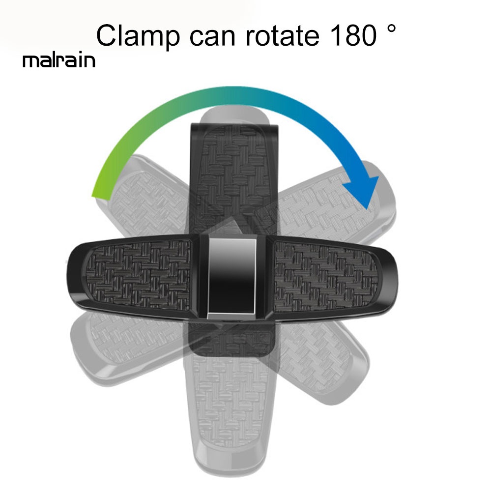 Kẹp Giữ Mắt Kính / Thẻ / Mắt Kính Gắn Tấm Che Nắng Xe Hơi Tiện Dụng