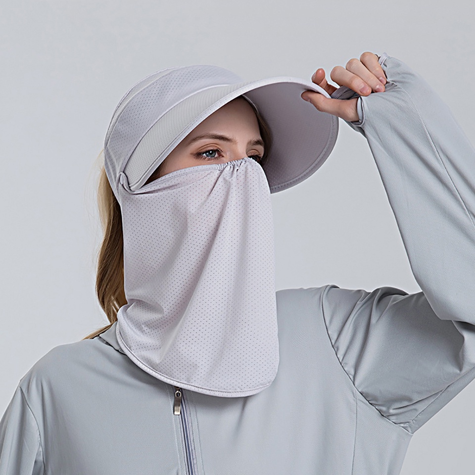 Mũ Lưỡi Trai Kèm Khẩu Trang Chống Tia UV Tiện Dụng Thời Trang Cho Nữ