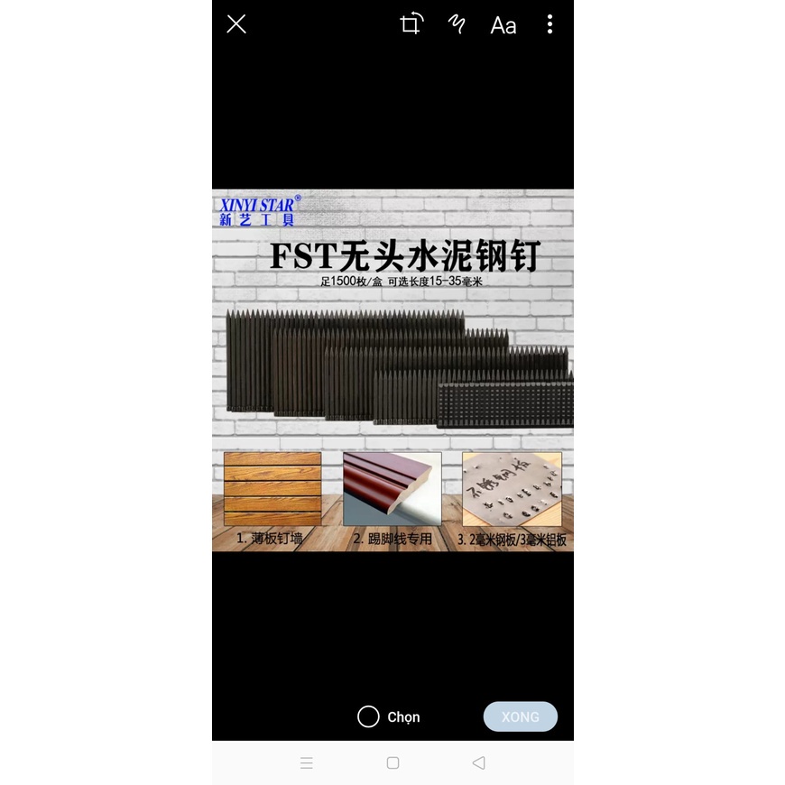 Đinh được Sử Dụng Cho Máy Bắn đinh Hơi Hổn Hợp FST 50 Và đinh T50