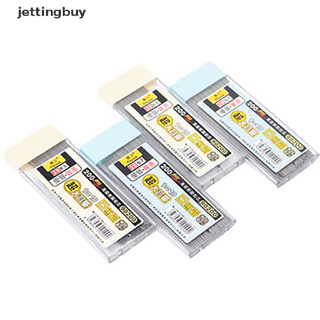 Hộp 200 ruột bút chì bấm 2B JETTING ngòi 0.5 / 0.7mm dành cho học sinh / văn phòng