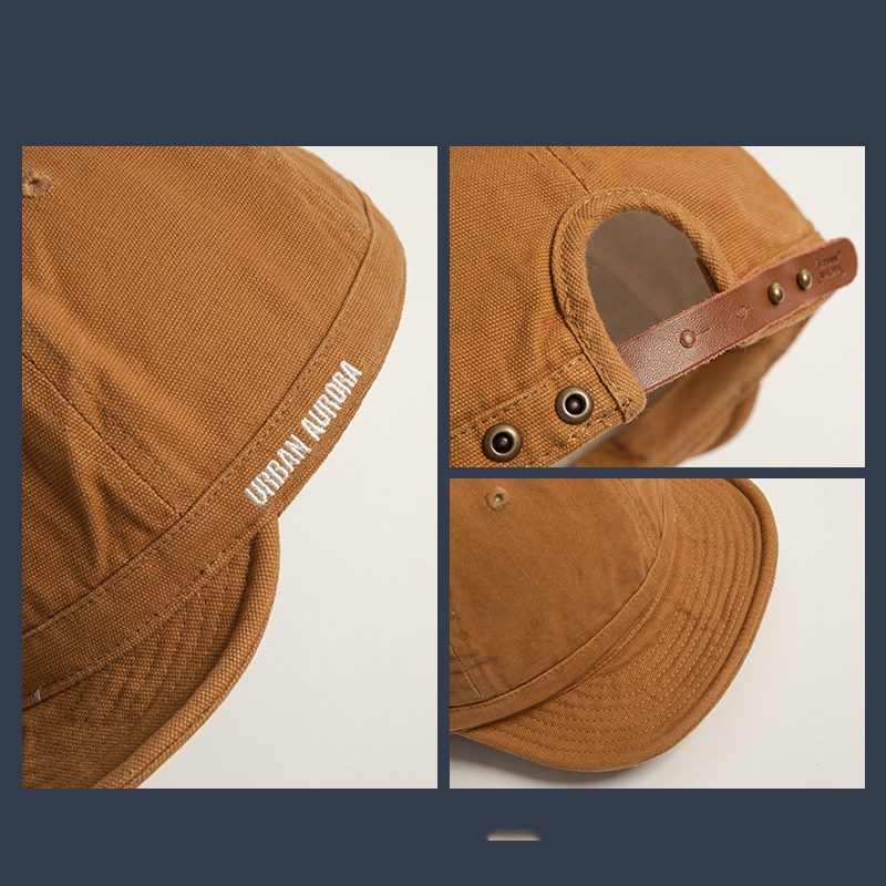 Mũ Lưỡi Trai Họa Tiết Thêu Phong Cách Nhật Bản Cho Nam