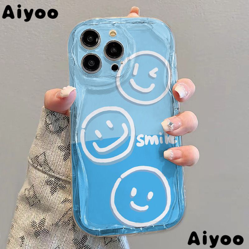 ✅Ốp Điện Thoại Dẻo Trong Suốt Họa Tiết Mặt Cười Màu Gradient Chống Sốc Cho iPhone14 / 13promax 12 / 11 7 / 8p xsxr JPH9