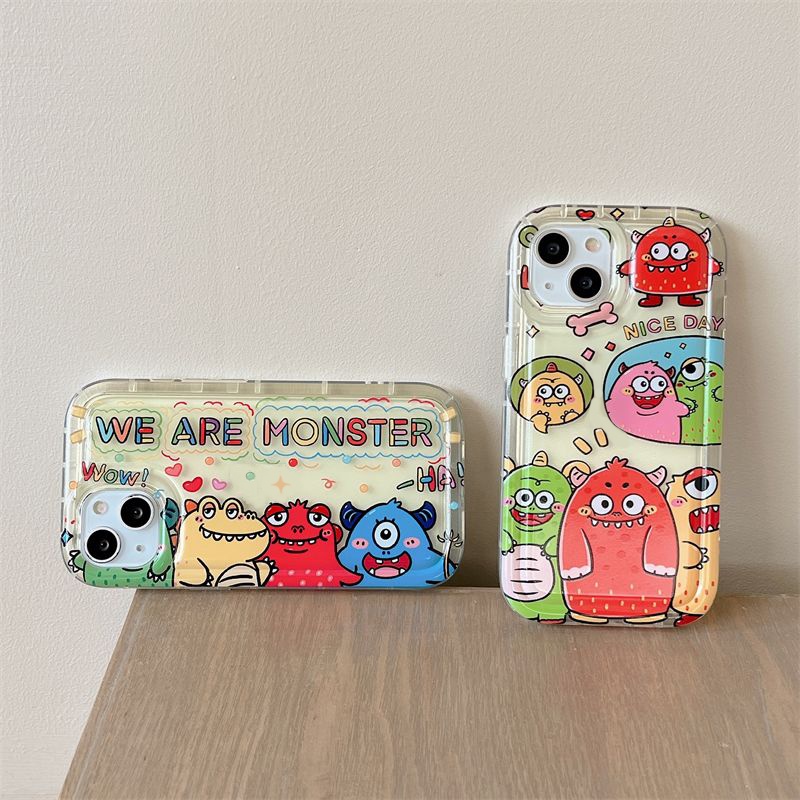 Ốp Điện Thoại TPU Dẻo Họa Tiết Hoạt Hình Dễ Thương Chống Sốc Cho IPhone 14 13 11 12 Pro XS Max X XR 7 + 8 Plus