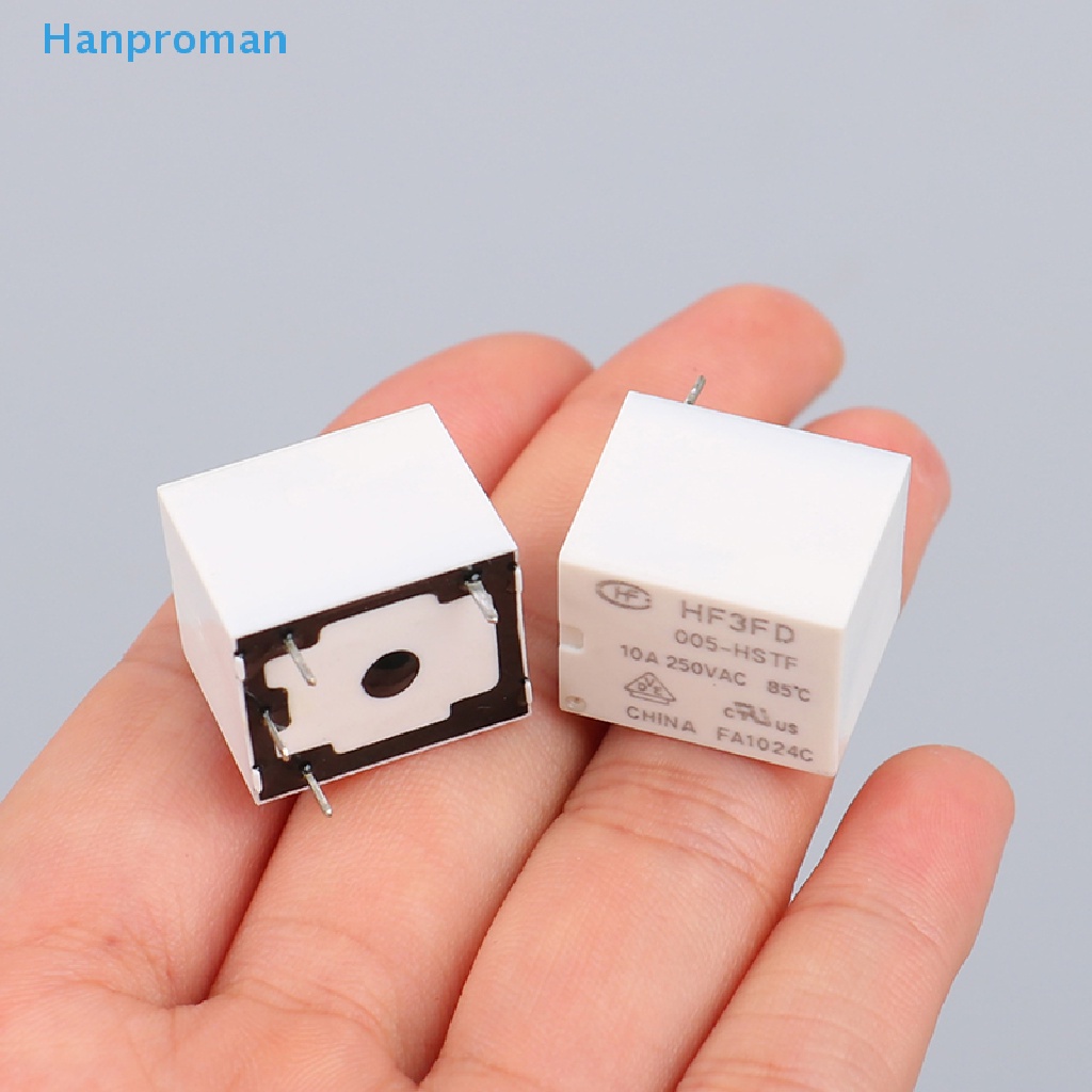 Set 5 Rơ Le HF3FD HF3FD-005-HSTF 4pin 5V HF3FD 012-ZSTF 12V 12VDC 5 10A ZTF Chuyên Dụng