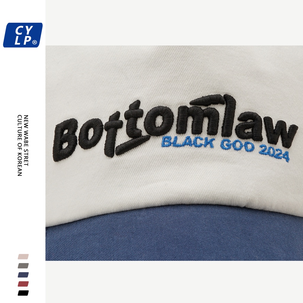 Mũ Lưỡi Trai Thêu Chữ Ba Chiều Thời Trang Đường Phố Hàn Quốc Dành Cho Nữ