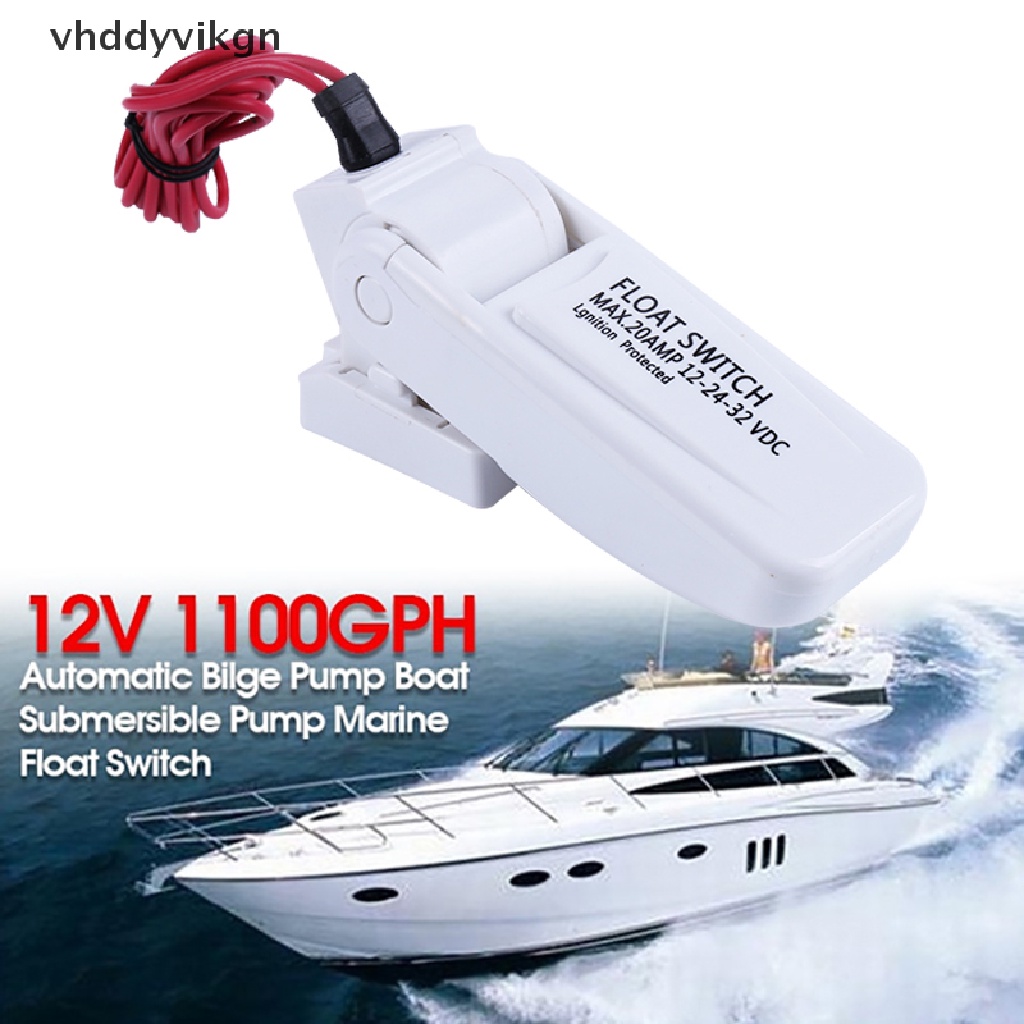 Máy Bơm Chìm Tự Động VHDD 12V 1100GPH U7W6 Cho Tàu Thuyền