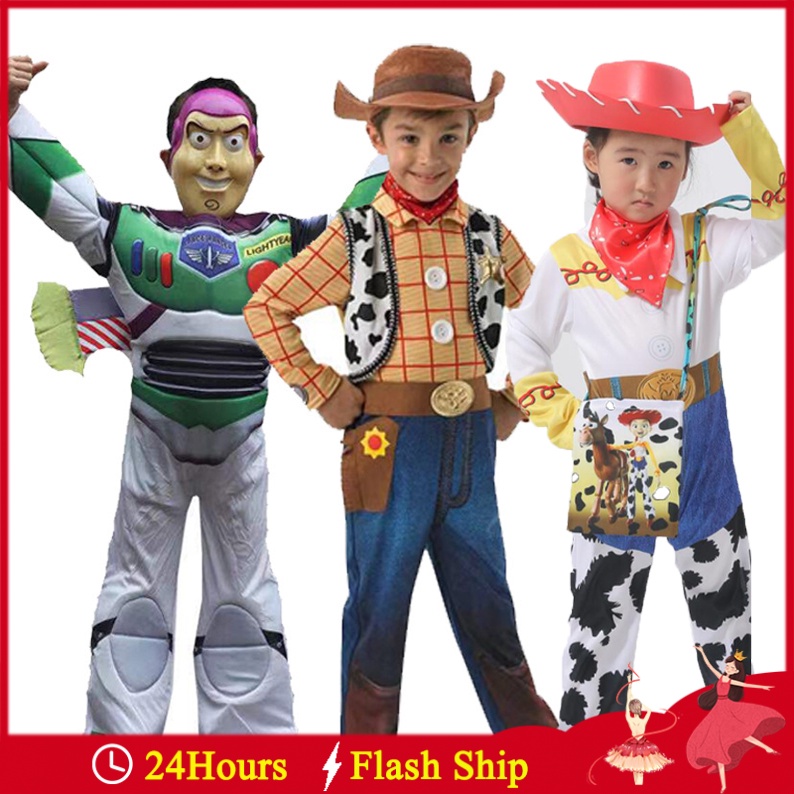 Trang PhụC Halloween Jessie Coplay Dễ Thương Cho Bé