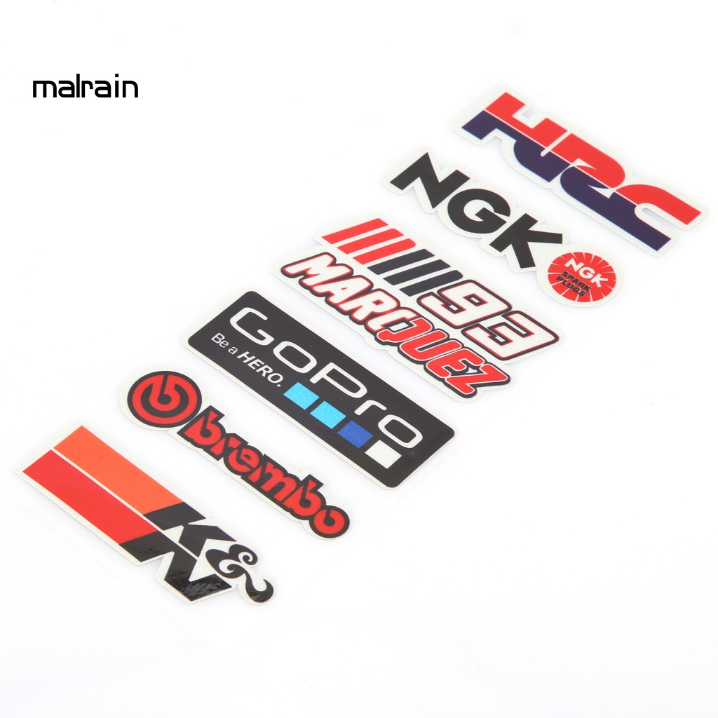 Bộ 5 Miếng Dán Trang Trí Xe Mô Tô Chống Mòn Tiện Dụng