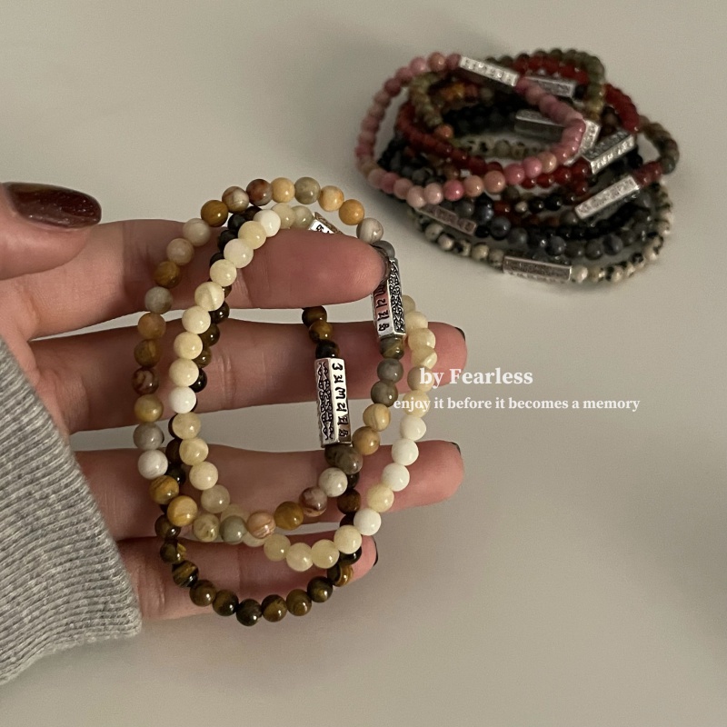 Vòng Tay Chuỗi Hạt Đá Mã Não Tự Nhiên vòng năng lượng