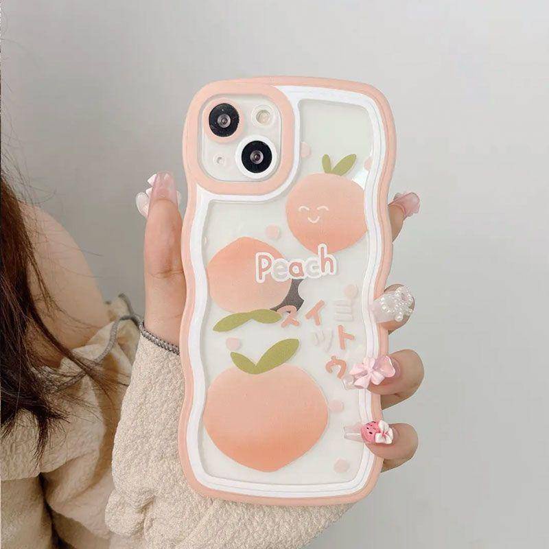 Ốp Điện Thoại Hình Trái Đào / Bơ Cho iPhone 14 13 12 11 Pro Max XR X Xs Max iPhone 7 8 6 6s Plus SE2020