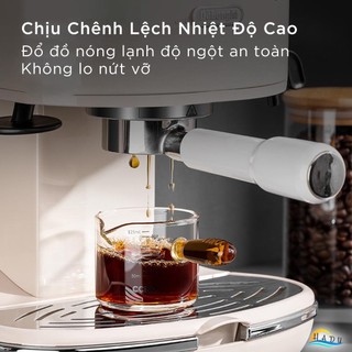 Cốc Ly Pha Cà Phê Mini Thủy Tinh Borosilicate Chịu Nhiệt 150ml Cao Cấp Sang Trọng CCKO