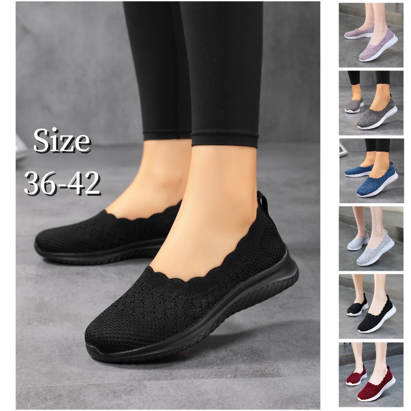 Giày Búp Bê Mũi Tròn Đế Bằng Size 36-42 Thời Trang Cho Nữ 2023