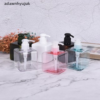 Bình Nhựa Rỗng Hình Vuông Đựng Dầu Gội Sữa Tắm 250ml Tiện Dụng