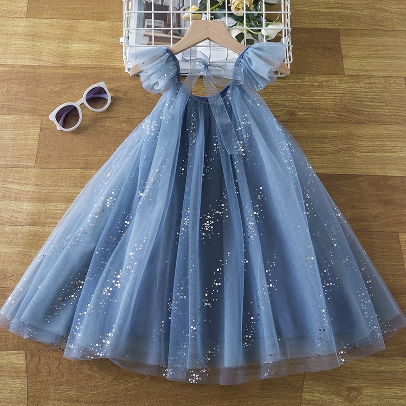 Đầm Công Chúa Không Tay Dáng Rộng Thời Trang Mùa Hè Dành Cho Bé Gái