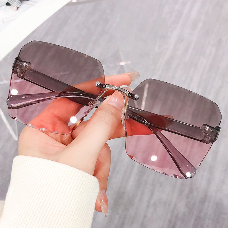 Kính Mát Gọng Vuông Thời Trang Mới Cho Nam Nữ Màu Sắc