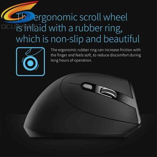 ZELOTES F-36A Optical Vertical Mouse 6 Buttons Computer Mice 2400 DPI Adjustable