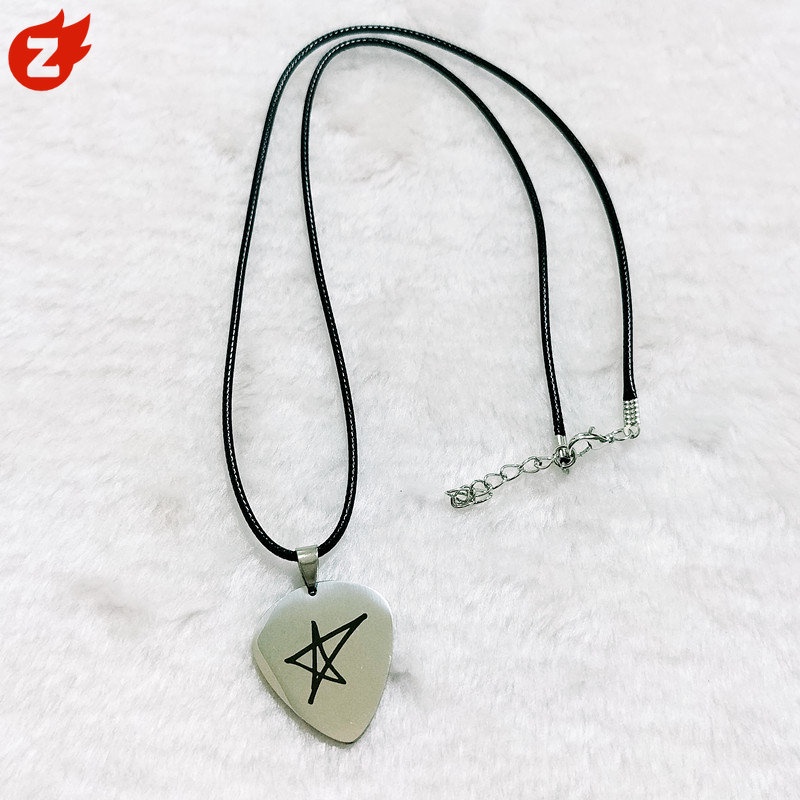 1 Miếng Gảy Đàn Guitar Bằng Thép Không Gỉ Hình Ngôi Sao