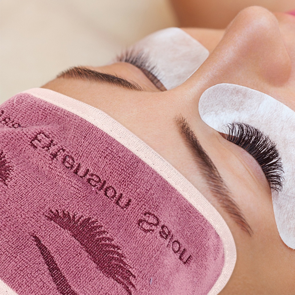 1 Cái Khăn 5 Màu Tùy Chọn Khăn Trùm Đầu Ghép Lông Mi Chuyên Nghiệp Có Thể Tái Sử Dụng Cho Nữ