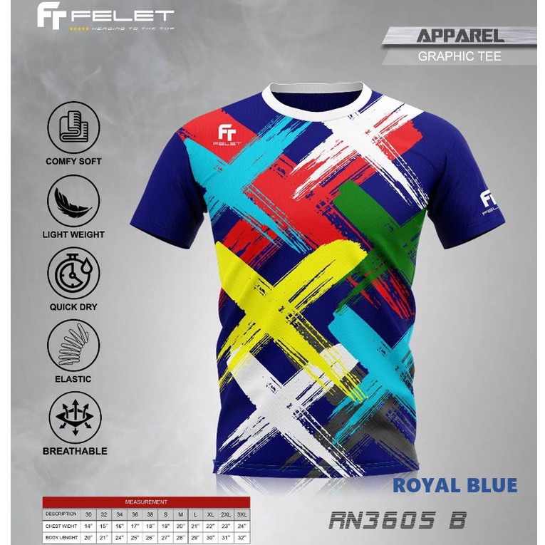 Felet Jersey Cổ Tròn 3605 3606 3603