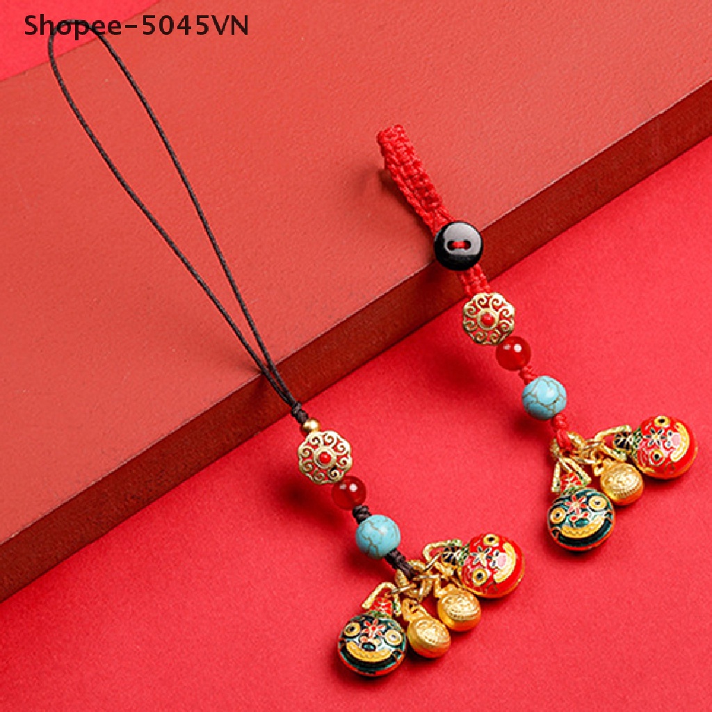 [Hàng Có Sẵn] Móc Khóa Xe Hơi / Điện Thoại Bằng Đồng Thau Cổ Điển Trung Quốc Hình Quái Vật Nhạy Vàng Nuốt Vàng Cho Gia Đình Ba Dây Xích Điện Thoại Di Động