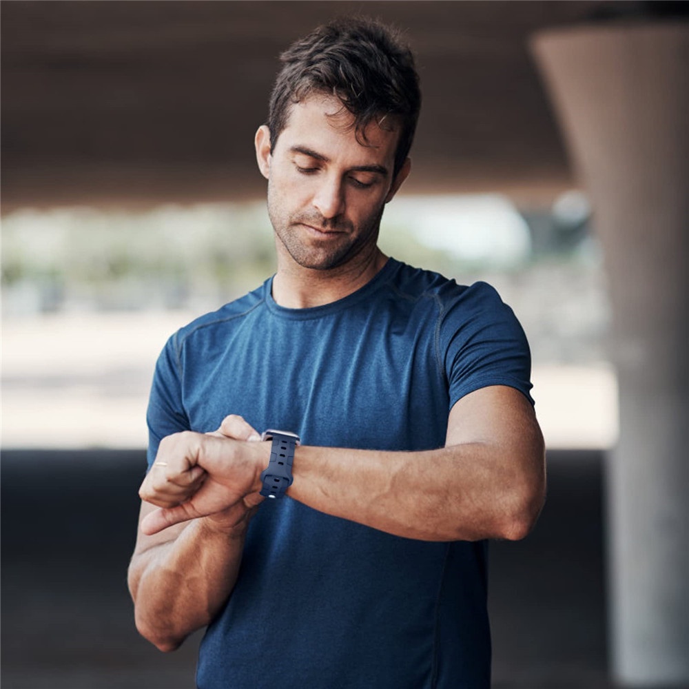 Dây Đeo Đồng Hồ Thể Thao Bằng Silicone 49mm 45mm 38mm 41mm 42mm Cho iWatch Series SE 8 7 6 5 4 3 Band 44 40mm