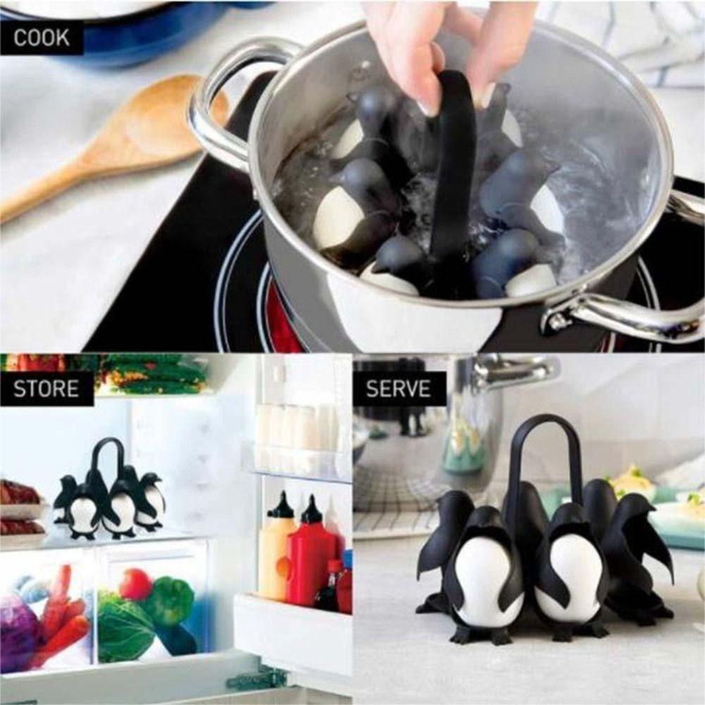AVALENTINE Set 6 Giá Đỡ Trứng Hấp Bằng Nhựa Tiện Dụng