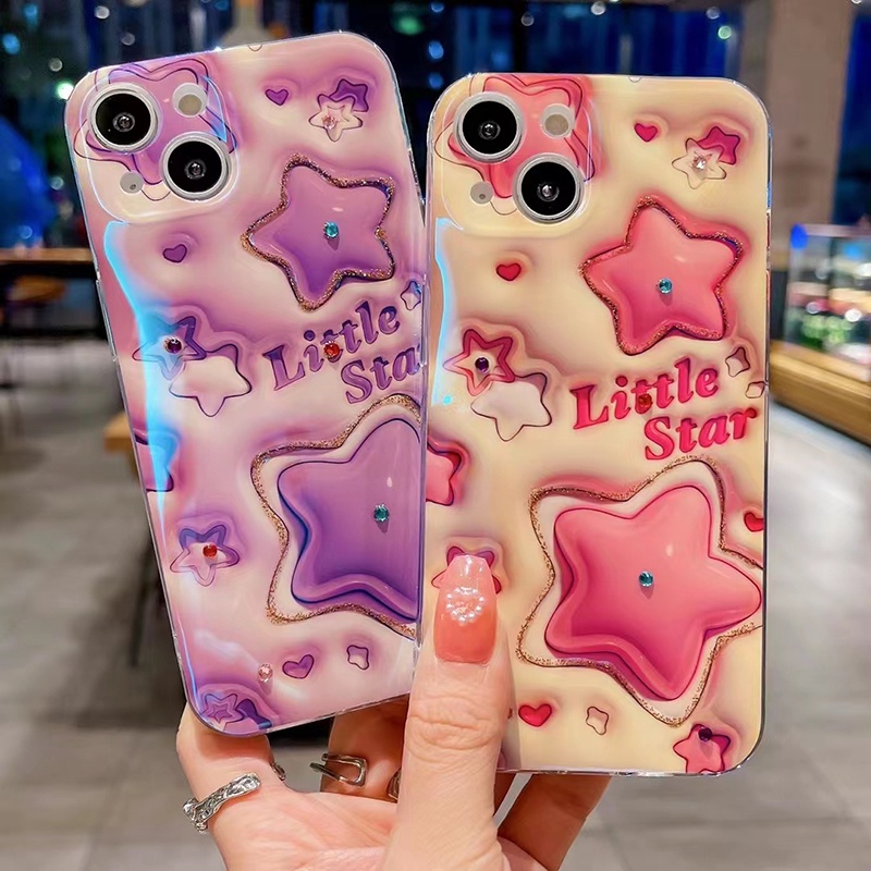 Dễ Thương Ốp Điện Thoại Mềm Họa Tiết Hoạt Hình Đính Đá Cho samsung galaxy s23 ultra plus s23 + s23ultra