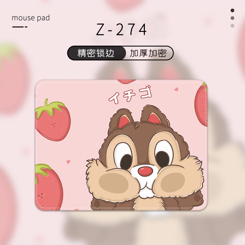 Đệm Lót Chuột Dày Dặn Hình Trái Cây / Động Vật Dễ Thương