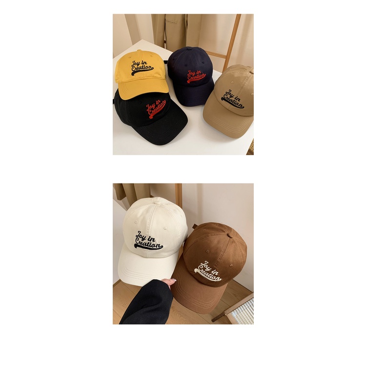 Mũ Lưỡi Trai Thêu Chữ Phong Cách Hàn Quốc Cá Tính Cho Nữ