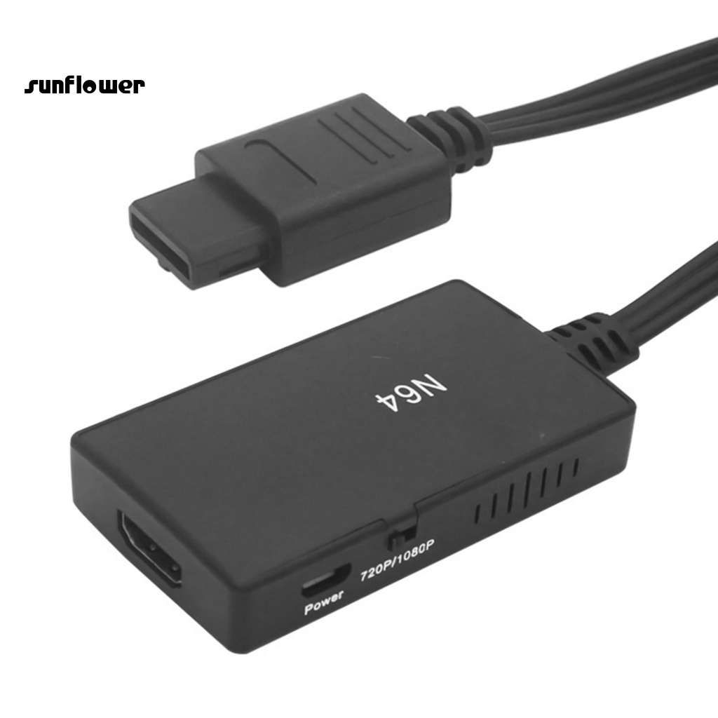 1 Bộ Dây Cáp Chuyển Đổi Video AC100V-240V N64 Sang HDMI Độ Chính Xác Cao 1080P Cho N64 / GameCube / SNES