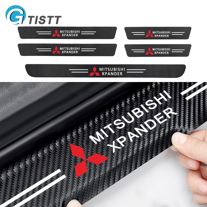 GTISTT Cho Mitsubishi Xpander Sợi Carbon Dán Cửa ô Tô Miếng Dán Xe DáN ̂́Ng XưỚC Ô Tô Dán Cốp Xe Hơi Phụ KiệN Xe HơI