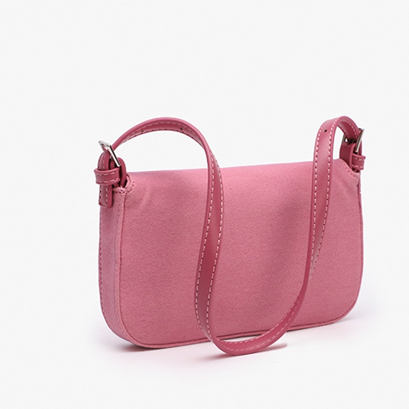 Túi Đeo Vai Màu Hồng Mờ Thời Trang Cho Nữ