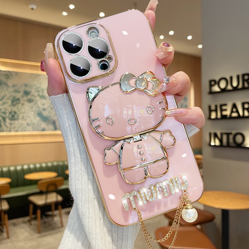 Ốp Điện Thoại Họa Tiết Mèo Kitty Cho IPhone 14 14 Pro 13 13 Pro Max / 12 12 Pro Max / 11 11Pro 11 Pro Max / XSmax XR X XS 8 7Plus