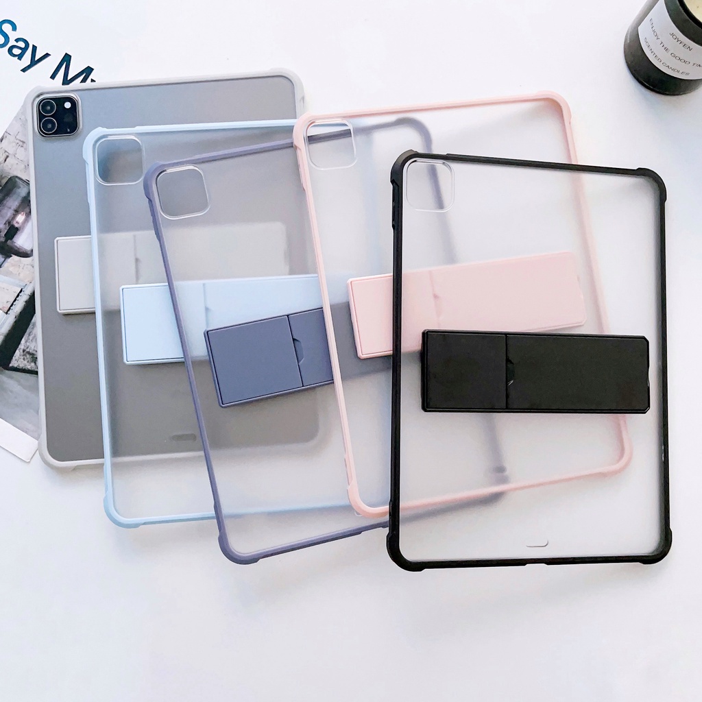 Ốp Bảo Vệ Máy Tính Bảng Bằng PC + TPU Kèm Giá Đỡ Cho Ipad Air 5 4 3 / Pro 11 10.5 / 10.2 9.7 12.9 Inch 10th 9th 8th 7th 6th 5th