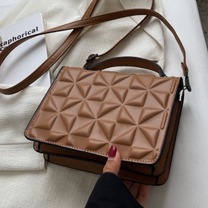 Túi Đeo Chéo Bằng Da pu Có Khóa Nam Châm Thời Trang Cho Nữ