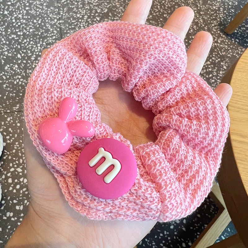 Gấu dâu Lotso Dây Cột Tóc Cao Su Hình Trái Cây Hoạt Hình Toy story Lotso Màu Hồng Cho Bé Gái